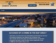 Tablet Screenshot of bayareacriminaldui.com